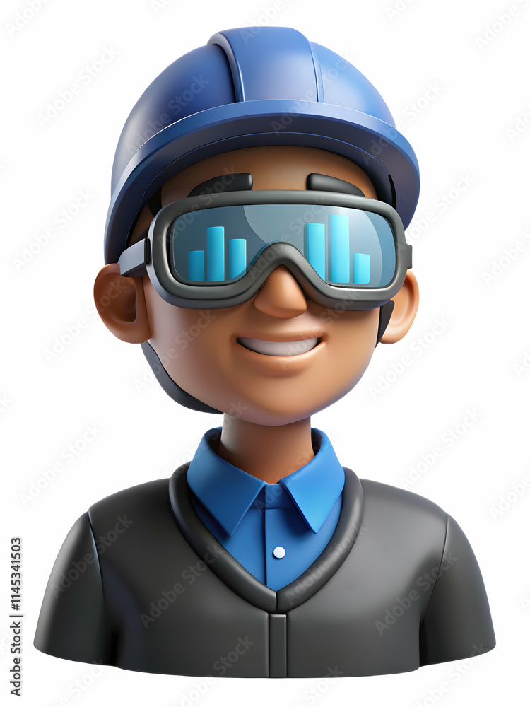 Logistics Analyst Financial Analysis Tools Close Up Portrait for Stock Photo Logistics Analyst Financial Analysis Tools Close Up Portrait for Stock Photo