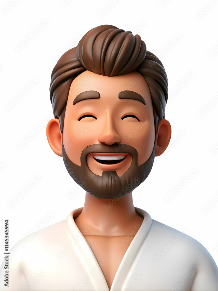 Close Up Portrait of Man Enjoying Deep Tissue Massage for Spa and Wellness Retreats Close Up Portrait of Man Enjoying Deep Tissue Massage for Spa and Wellness Retreats