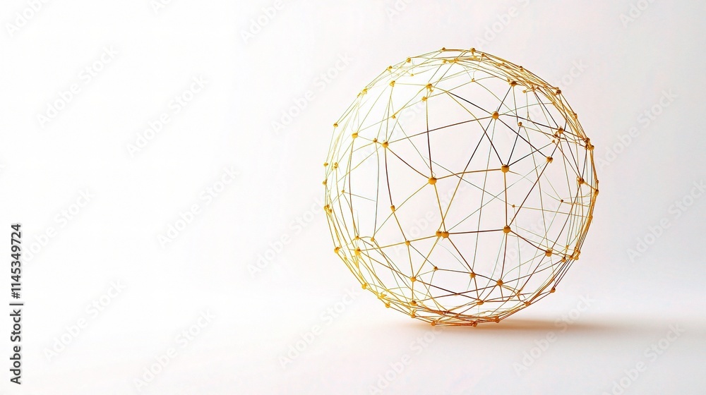 Creative Sphere of Connections Representing Business Technology Creative Sphere of Connections Representing Business Technology