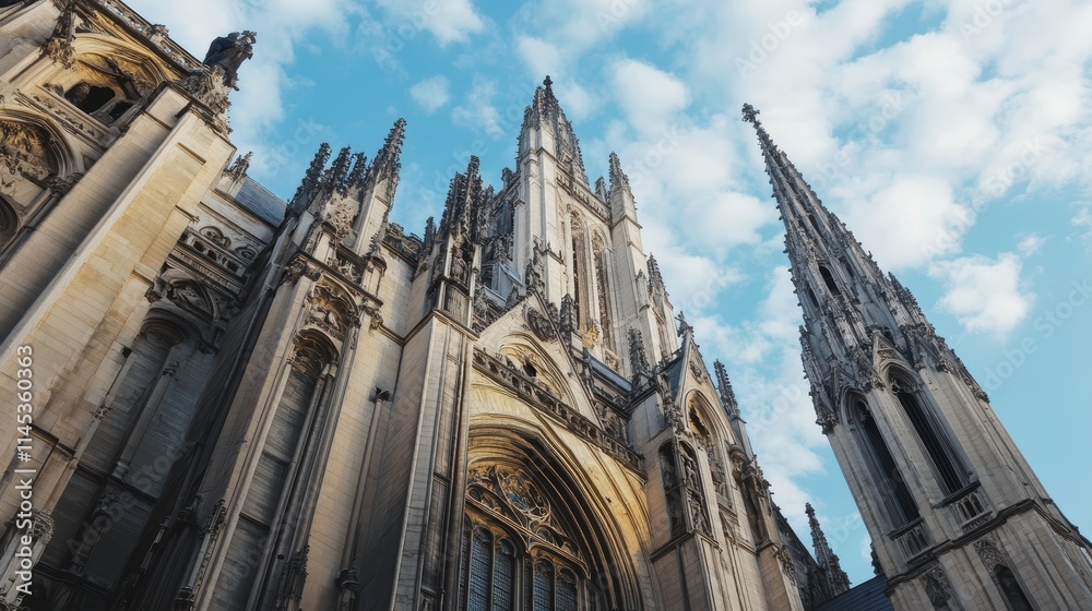 Stunning Gothic Architecture of St. Vitus Cathedral in Prague Stunning Gothic Architecture of St. Vitus Cathedral in Prague