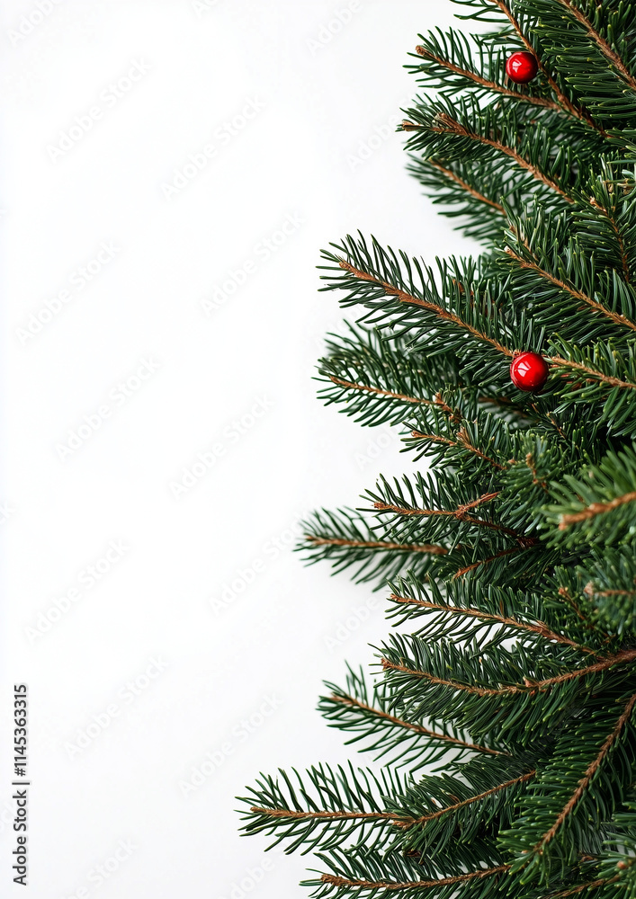 christmas tree on white christmas tree on white