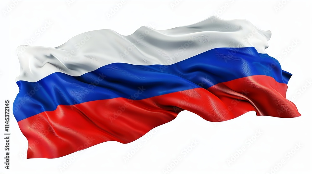 The waving flag of Russia. The waving flag of Russia.