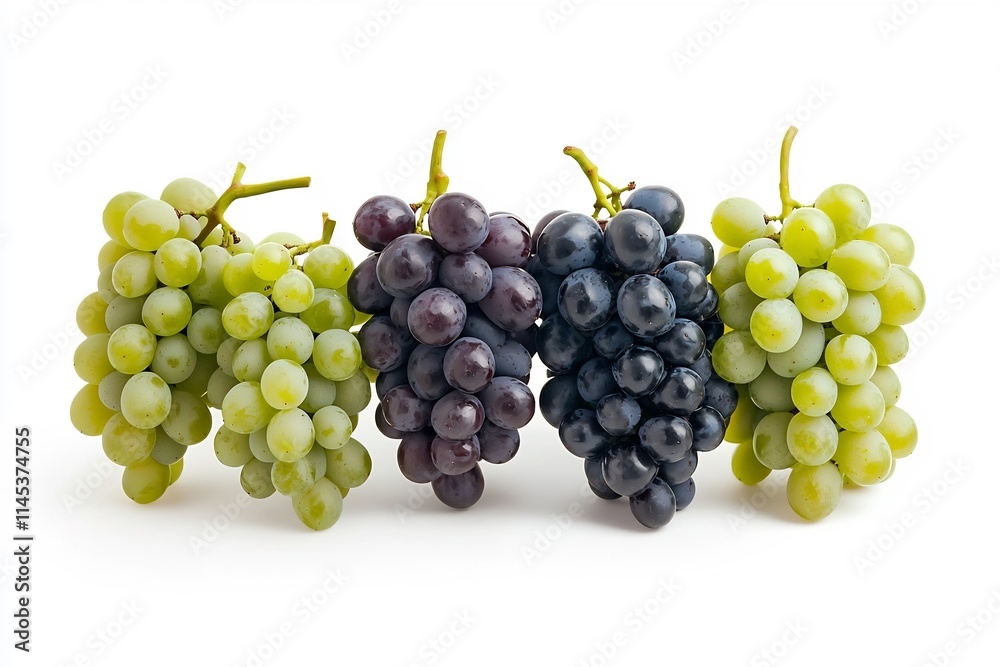 Luscious Clusters of Fresh Grapes in Vibrant Colors for Commercial Photography Luscious Clusters of Fresh Grapes in Vibrant Colors for Commercial Photography