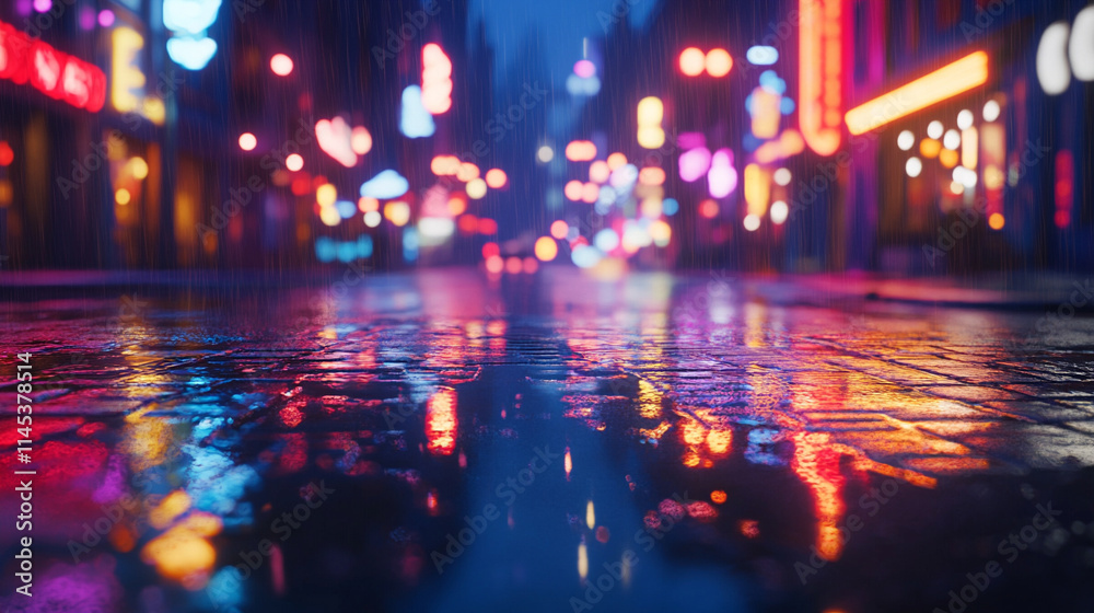 hyperrealistic, blurred image of a puddle on pavement, reflecting raindrops and rippling water. The scene evokes chaos, with ripples symbolizing disruption, uncertainty, and fleeting moments of clarit hyperrealistic, blurred image of a puddle on pavement, reflecting raindrops and rippling water. The scene evokes chaos, with ripples symbolizing disruption, uncertainty, and fleeting moments of clarit