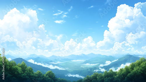 The blue sky, wallpaper, the brightness of the sky, so beautiful.