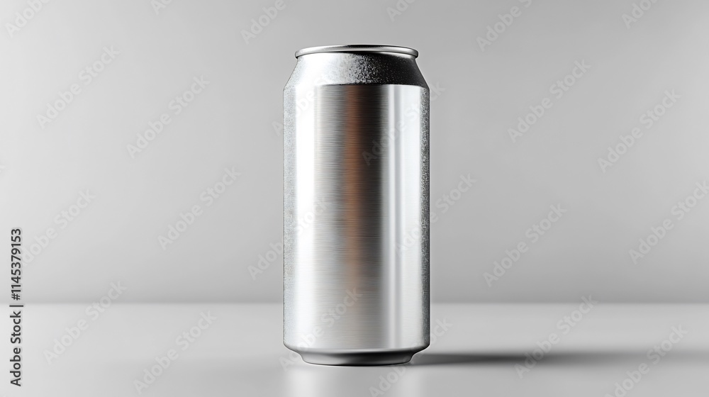 Dynamic mockup of a product label design on a beverage can isolated on a transparent background for branding presentations Dynamic mockup of a product label design on a beverage can isolated on a transparent background for branding presentations