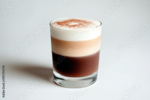 A Layered Coffee Delight A Luxurious Coffee Treat in a Glass