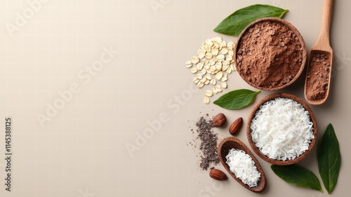 Wallpaper Mural Organic whey protein branding concept minimal design high fidelity natural ingredients creative layout clean aesthetic Torontodigital.ca