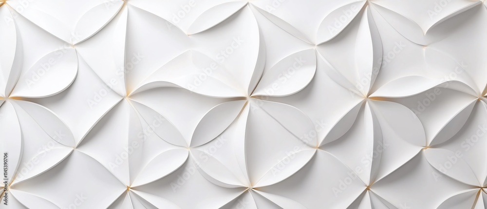 Textured white wall design with abstract floral patterns. Textured white wall design with abstract floral patterns.