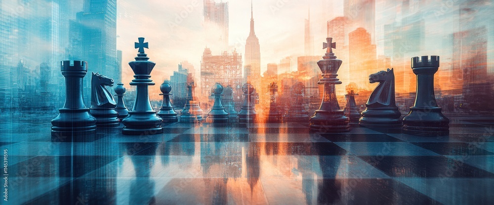 Chessboard Strategy in a City Skyline