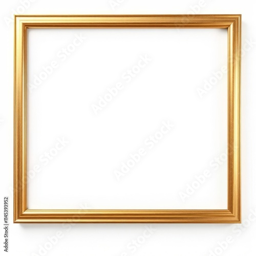 Thin gilded frame isolated on a white background (design element) frame isolated frame border design background isolated