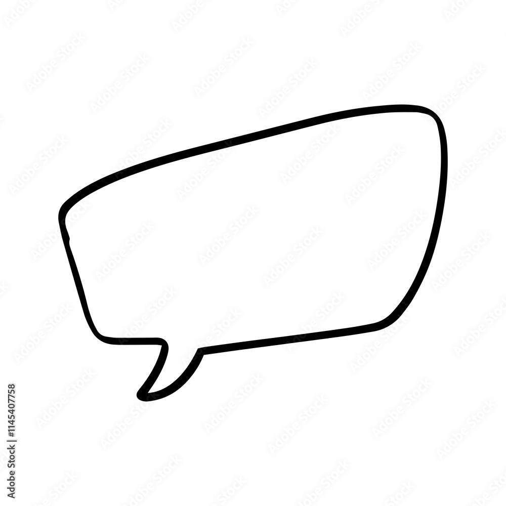 bubble speech hand drawn bubble speech hand drawn