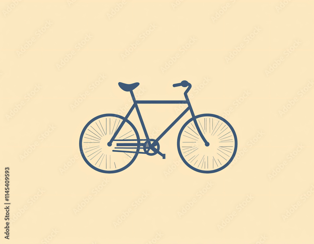 Simple Bicycle Icon Simple Bicycle Icon