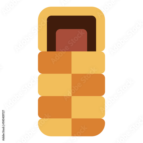 Stylized Sleeping Bag Icon photo