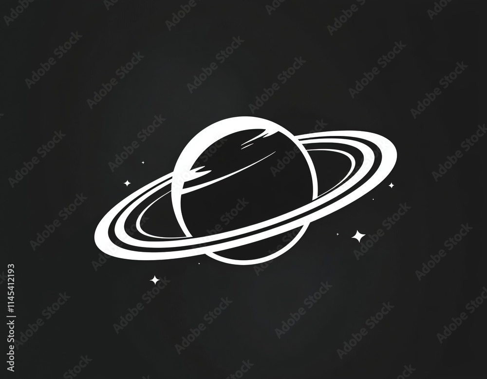 Saturn Planet Icon