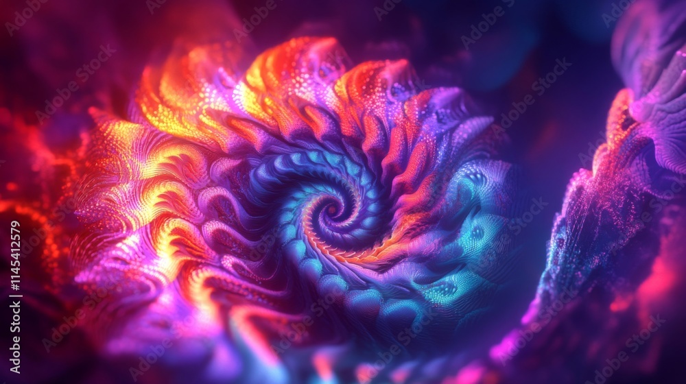 Abstract Spiral Nebula Cosmic Art Design Abstract Spiral Nebula Cosmic Art Design