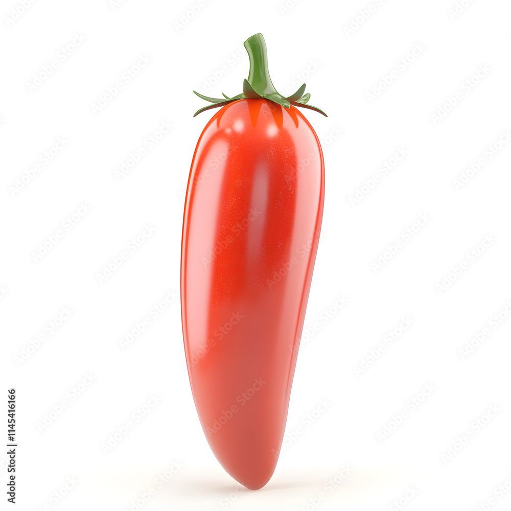 3D Tomato smooth and vibrant 3D Tomato smooth and vibrant