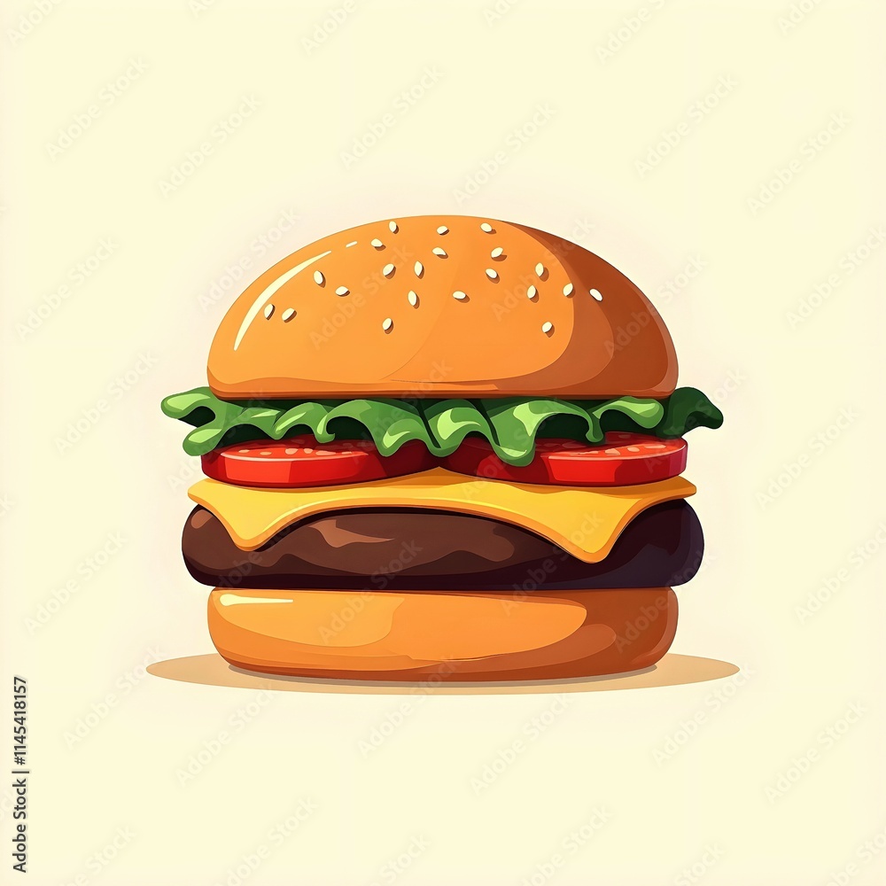 burger and fries burger and fries