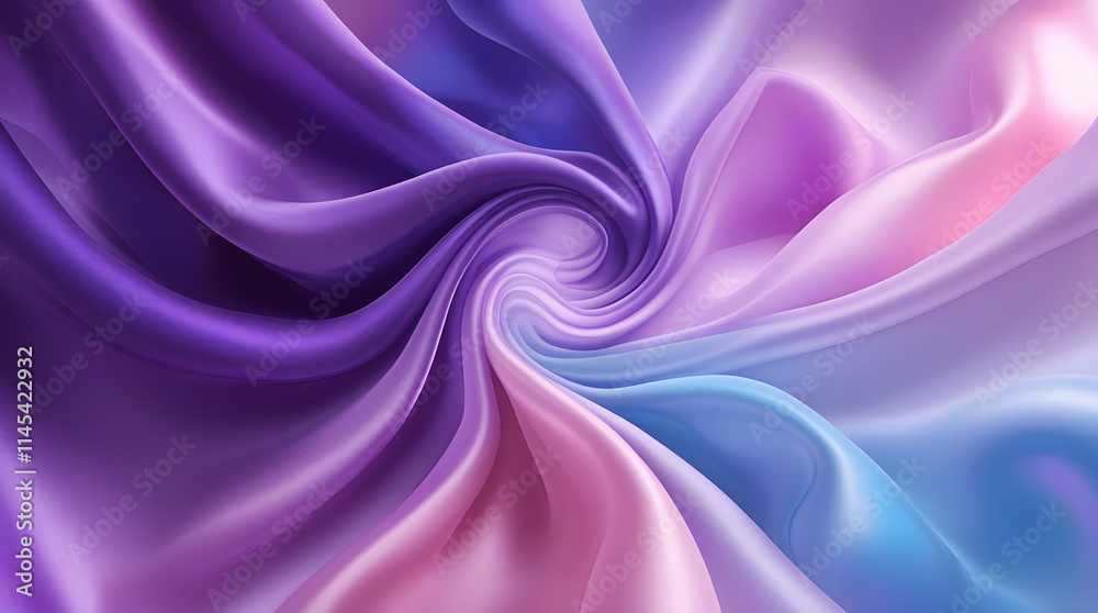 Fototapeta premium Gradient Design with Vibrant Shades of Purple, Blue, and Pink