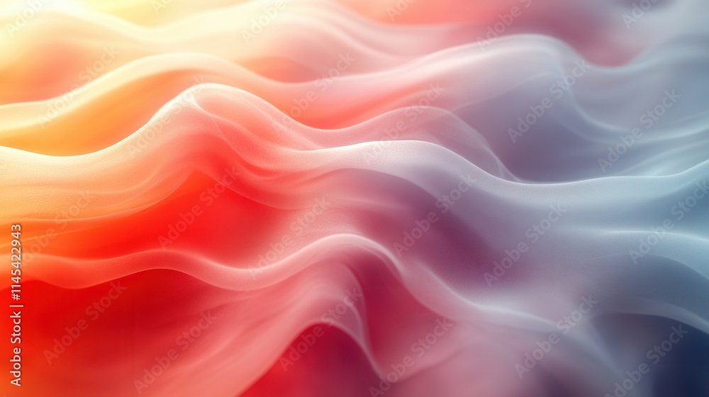 A soft, flowing abstract background with warm and cool hues blending harmoniously.