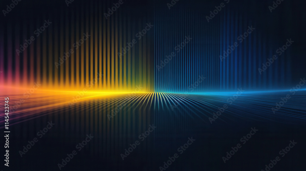 The blue and orange lines interweave with each other The blue and orange lines interweave with each other