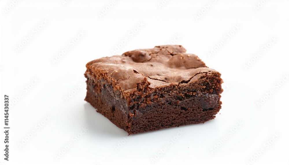 A delicious, fudgy brownie, perfect for a sweet treat. A delicious, fudgy brownie, perfect for a sweet treat.