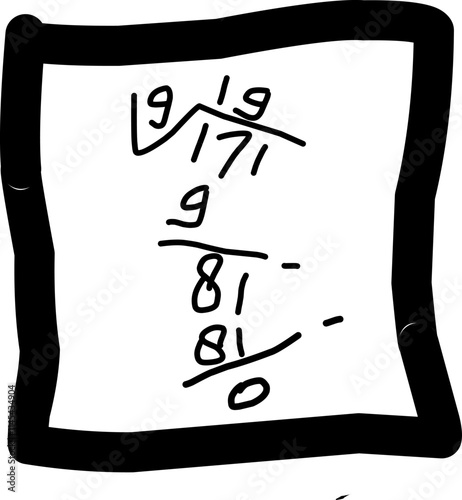 mathematical symbols. Multilevel division is a mathematical method for dividing large numbers by smaller numbers. The tiered division is also known as porogapit.