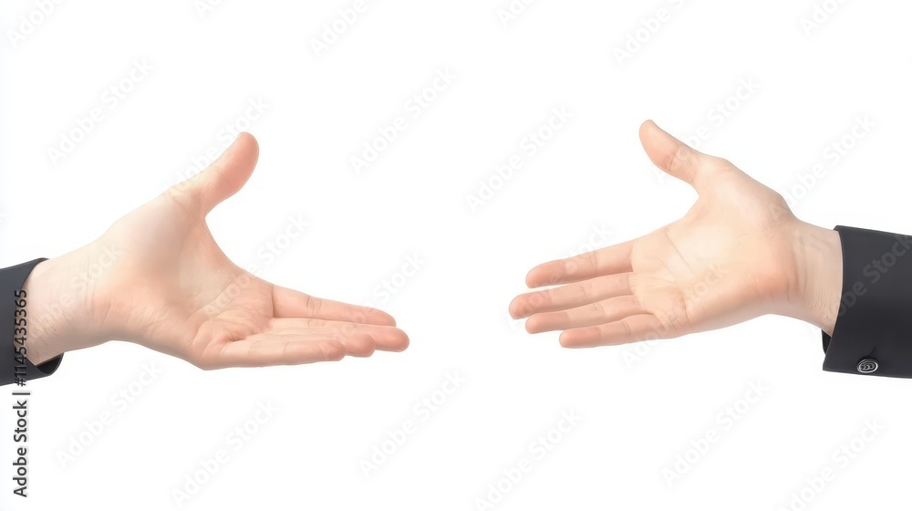 Two hands clapping mid-motion, isolated against white, expressing praise or celebration, with intricate textures and vibrant lighting. Two hands clapping mid-motion, isolated against white, expressing praise or celebration, with intricate textures and vibrant lighting.