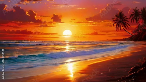 Sunscape Sunset at the Beach