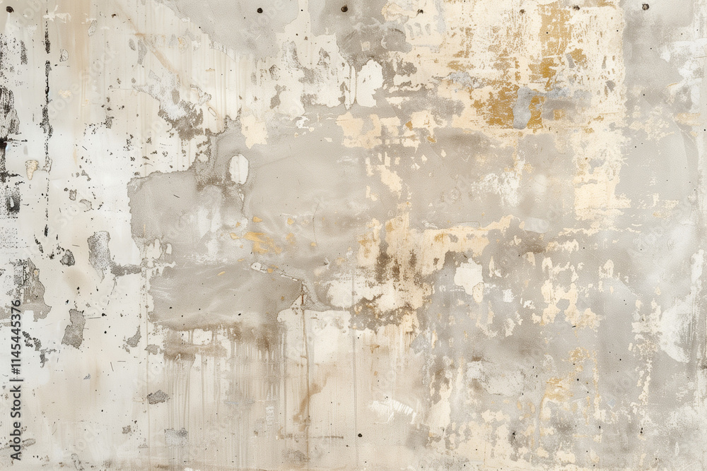 Obraz premium Textured Wall with Peeling Paint