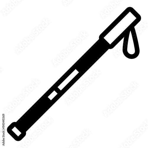 Simple Black Ink Pen Icon for Designers