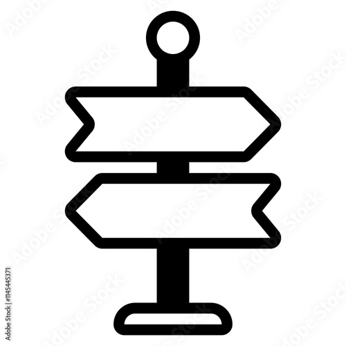 Direction Signpost Icon for Navigation photo