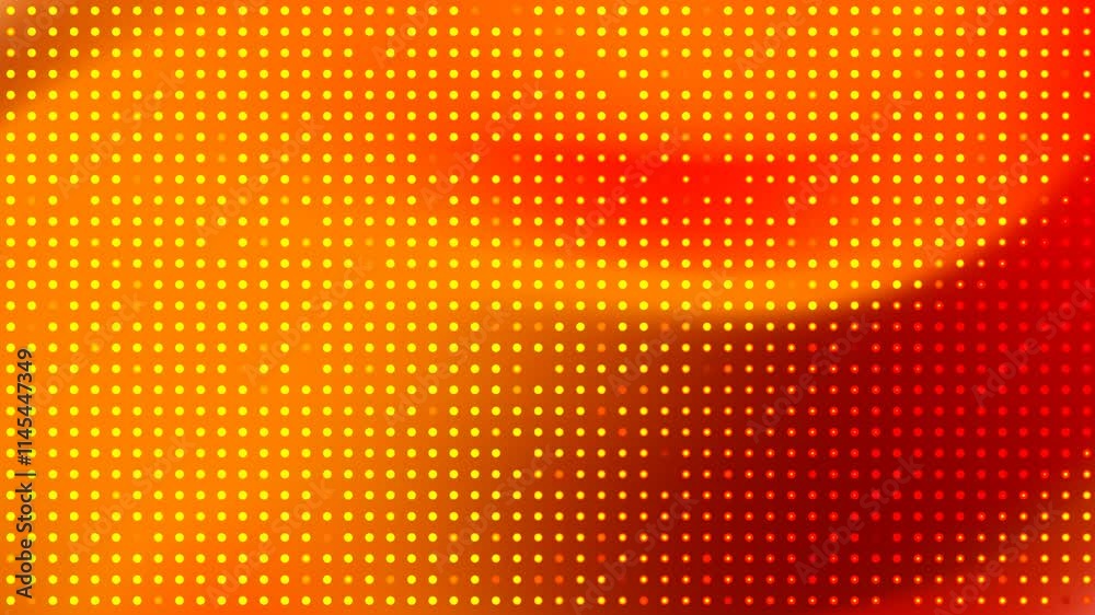 Red to orange gradient Calendar corner on orange background with yellow dots for event planning designs and organization tips. Suitable for digital graphics and planners.