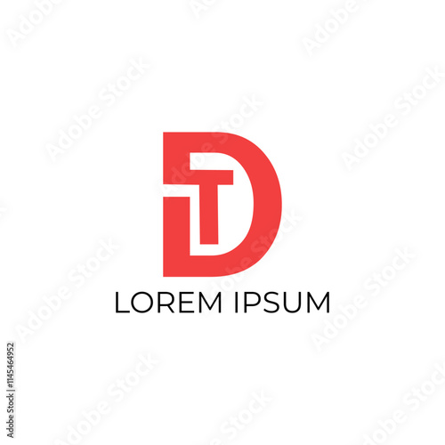 Professional DT Monogram Logo