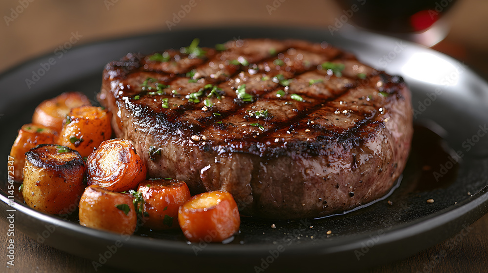 Grilled Steak with Roasted Vegetables Grilled Steak with Roasted Vegetables