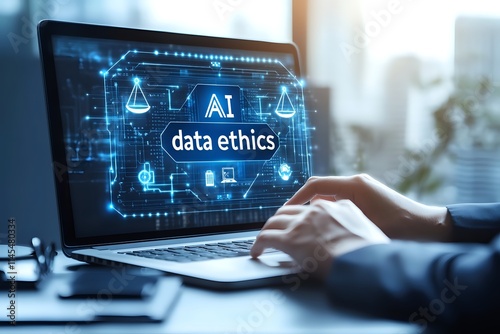 Exploring AI Data Ethics: Responsible Development and Implementation of Artificial Intelligence Systems for a Fairer Future.