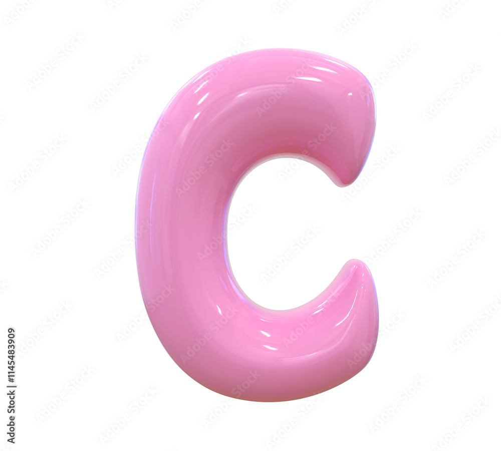 Pink Letter C Pink Letter C