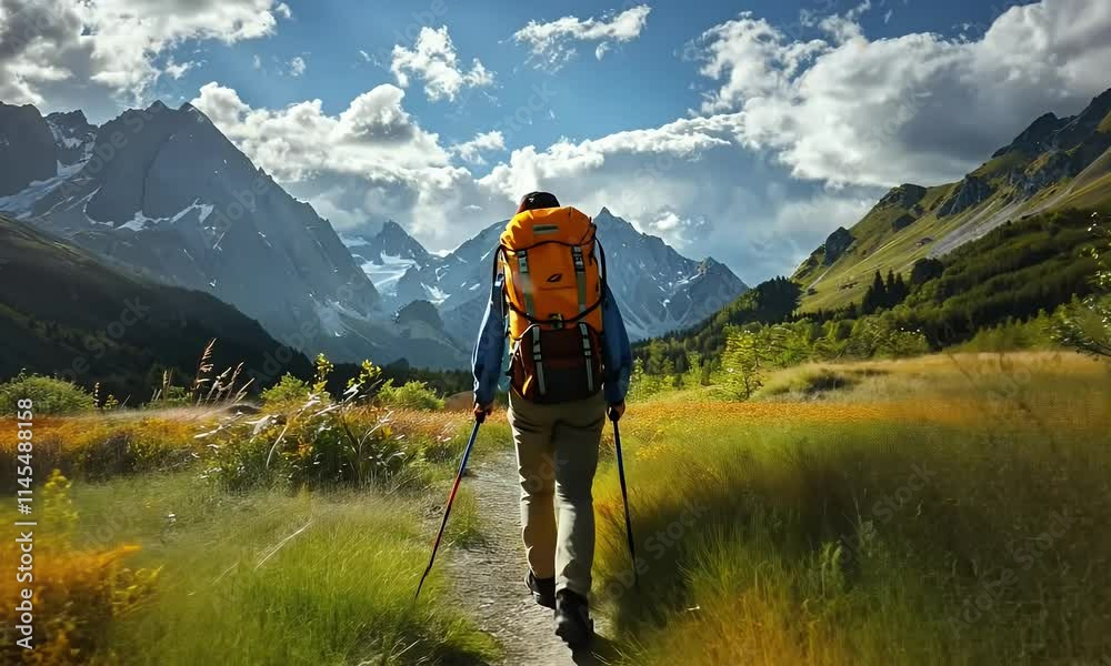 Majestic Mountain Hike: A Solo Journey Through Breathtaking Scenery