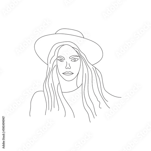 A long hair girl