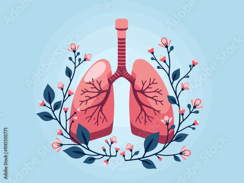  illustration After a few weeks of quitting smoking, our lungs begin to regenerate, our physical condition improves, and we gain more energy and vigor for everyday challenges