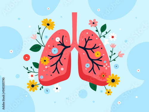  illustration After a few weeks of quitting smoking, our lungs begin to regenerate, our physical condition improves, and we gain more energy and vigor for everyday challenges