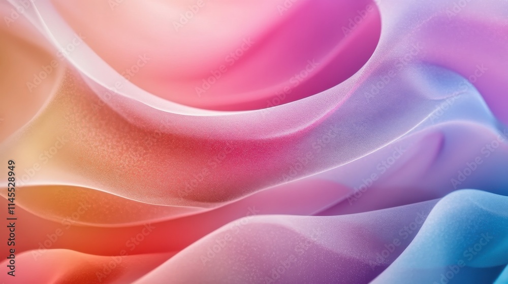 Obraz premium A creative abstract wallpaper with soft pastel gradients and a touch of glitter