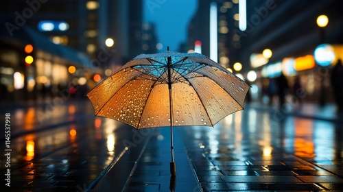 Wallpaper Mural umbrella in rain  Torontodigital.ca