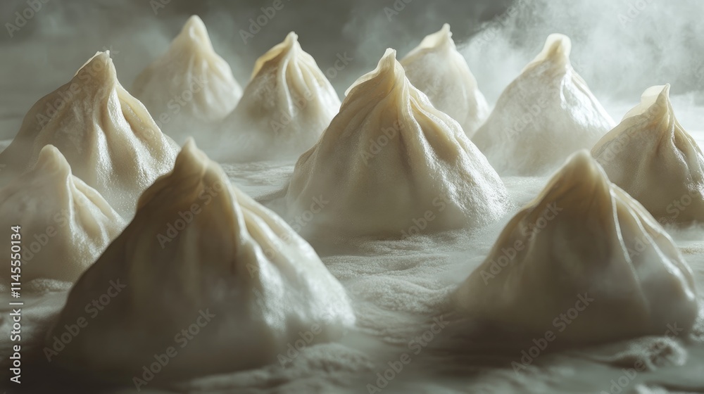 Steaming Delicate Dumplings A Culinary Delight Steaming Delicate Dumplings A Culinary Delight