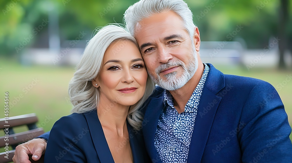Fototapeta premium Senior Couple Enjoying Time Together