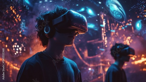 Immersive Virtual Reality Experience: Exploring Futuristic Worlds