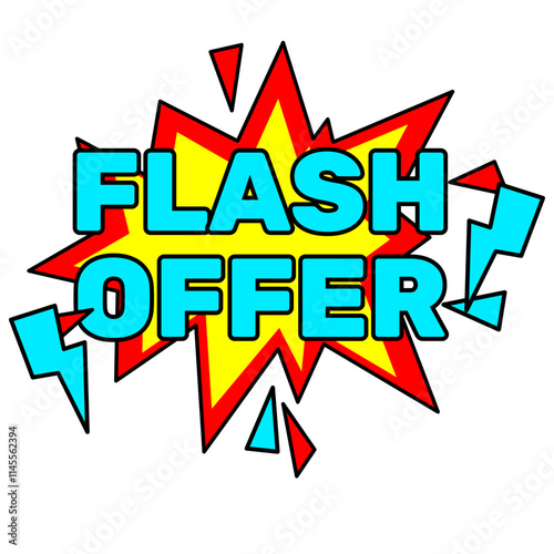 Flash Offer Comic Promotion Banner