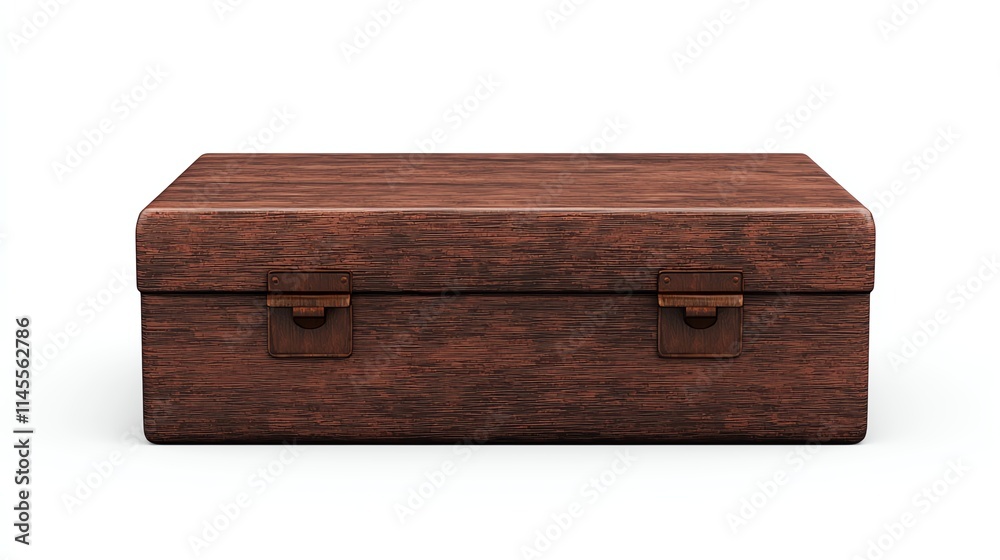 A wooden box with a smooth, rustic finish, featuring two clasps, ideal for storage or decorative purposes. A wooden box with a smooth, rustic finish, featuring two clasps, ideal for storage or decorative purposes.