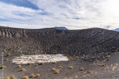 Ubehebe Craters / maar and tuff ring, volcanic. Death Valley National Park, California. Mojave Desert / Basin and Range Province. photo