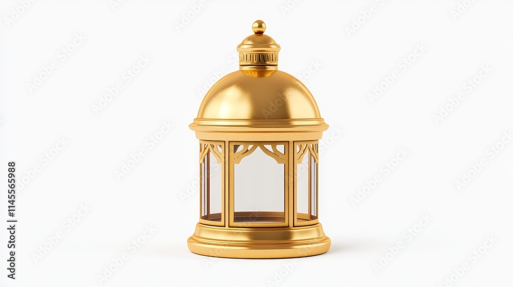gold lantern on white background. lantern gold lantern on white background. lantern